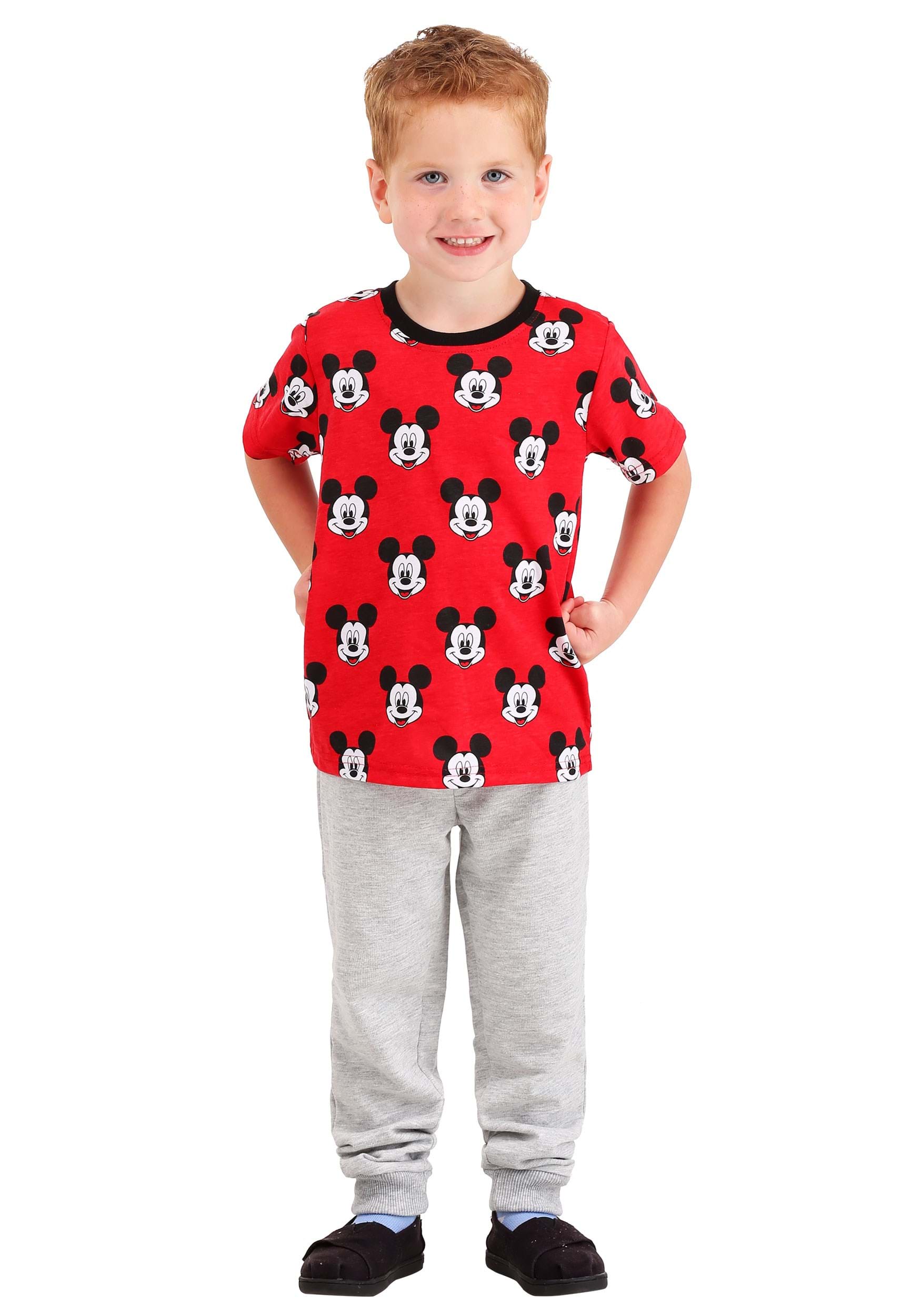 French Terry Pant and Mickey Mouse Tee Set