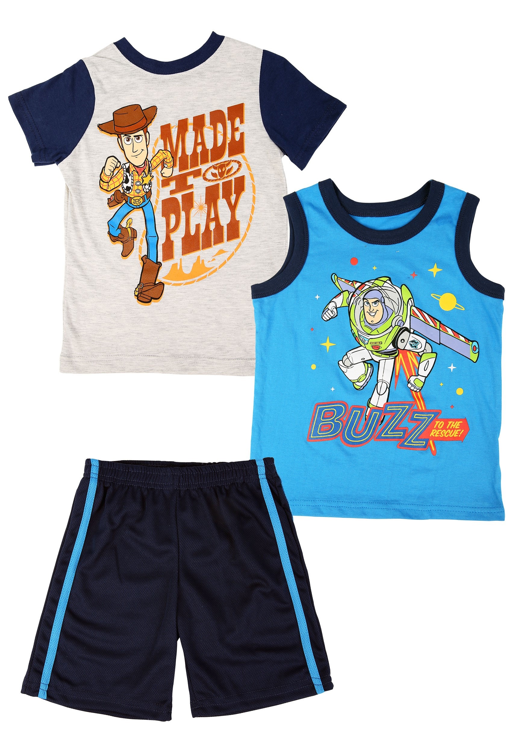 3pc Toy Story Knit Tank, Tee and Short Set