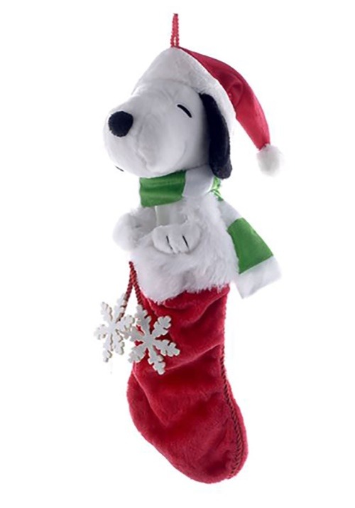 Snoopy Plush Head Stocking