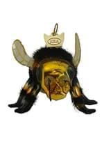 Noble Gems Glass Honey Bee Ornament Alt 1