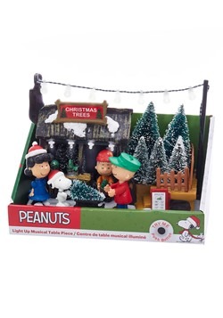 Peanuts Musical Animated Christmas Tree Shop Table
