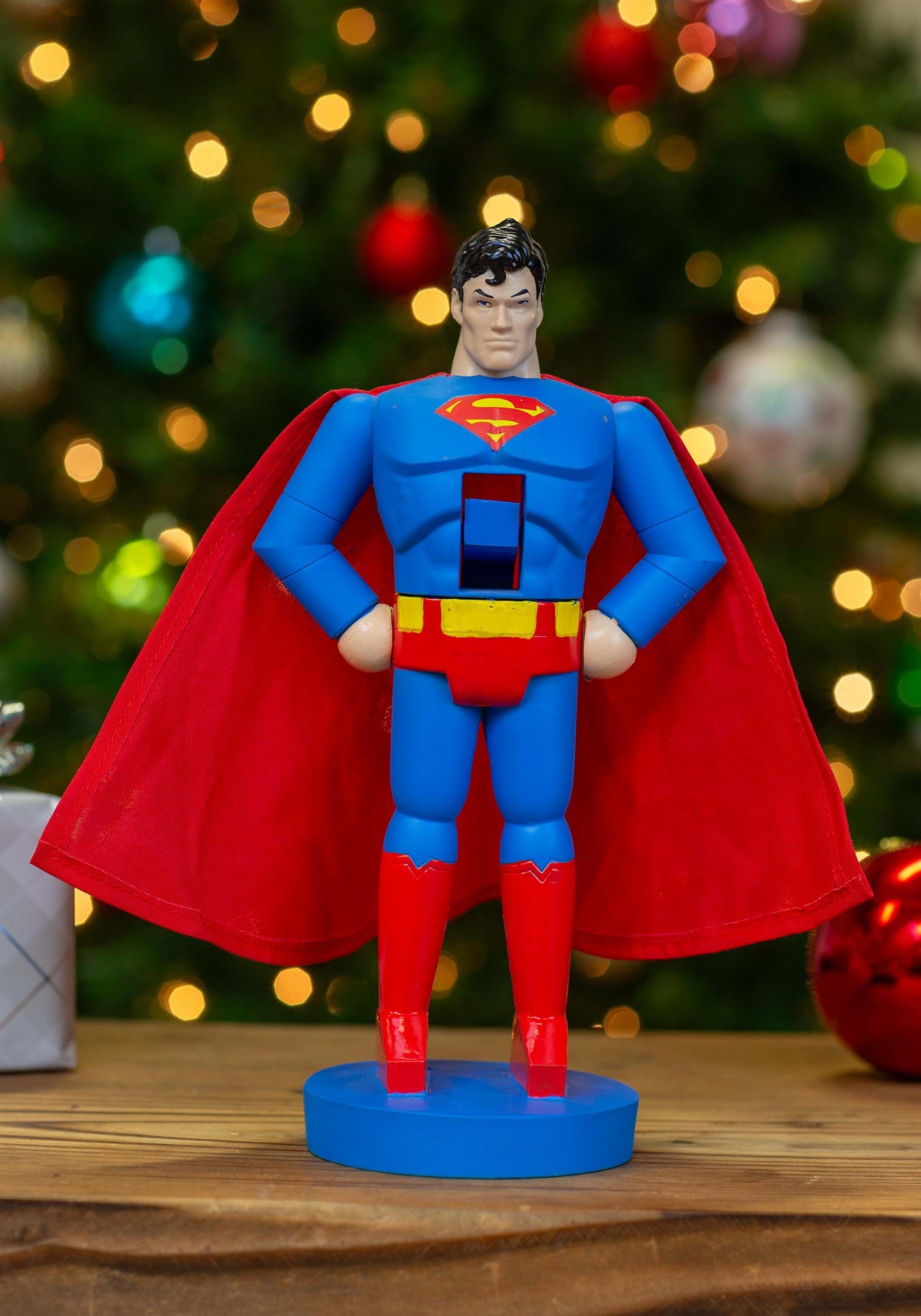 10 Inch Superman Nutcracker | Christmas Decorations