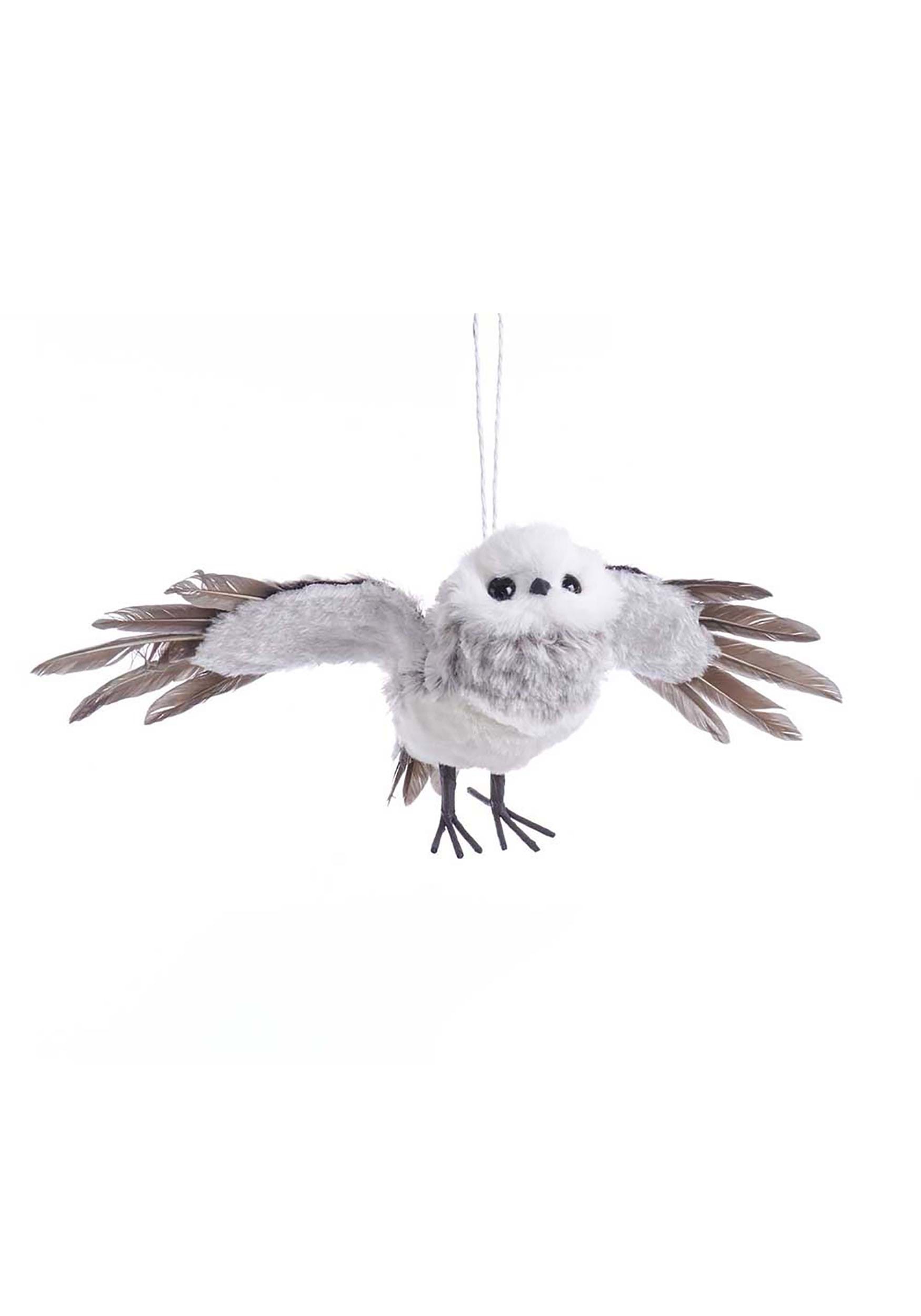 Flying Gray Owl Ornament