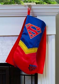 Supergirl Caped Applique Stocking