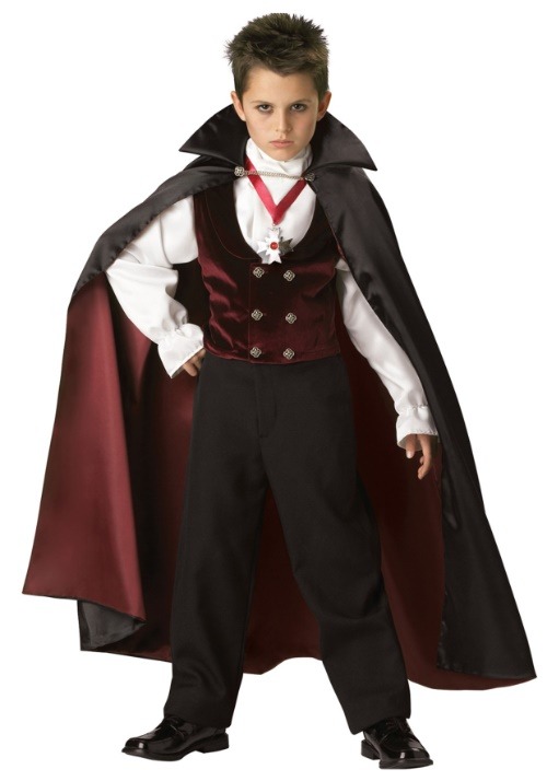 Gothic Vampire Boys Costume