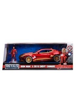 Iron Man & Chevy Camaro 1:24 Die-Cast Vehicle w/ F