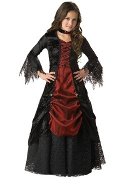 Gothic Vampira Costume for Girls