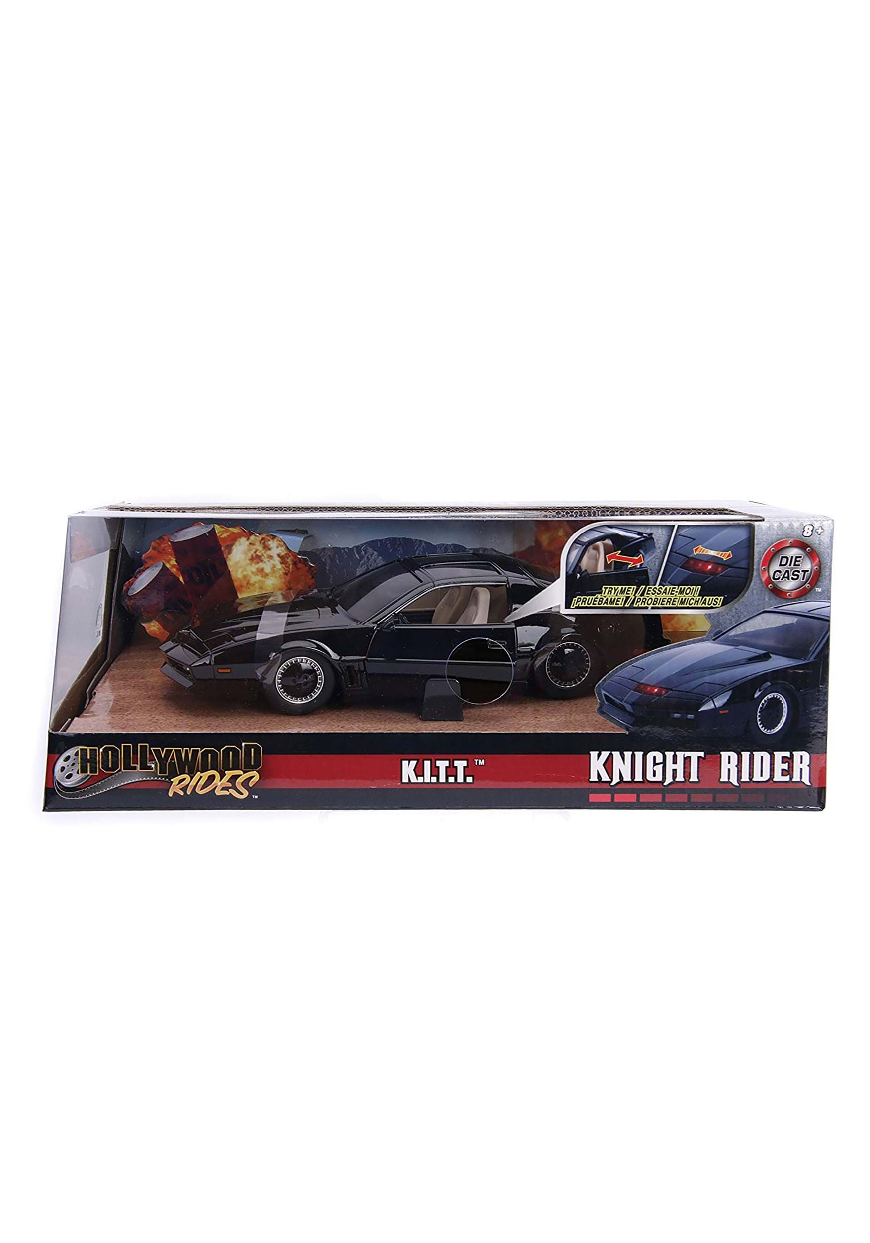 Hollywood Rides K.I.T.T. Knight Rider 1:24 Die Cast Vehicle W/ Light