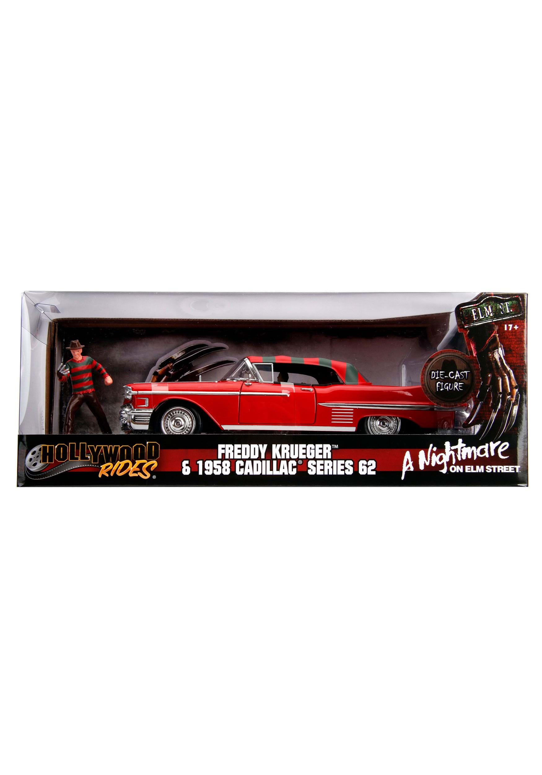 Nightmare on Elm Street 1957 Cadillac with Freddy Krueger Figure