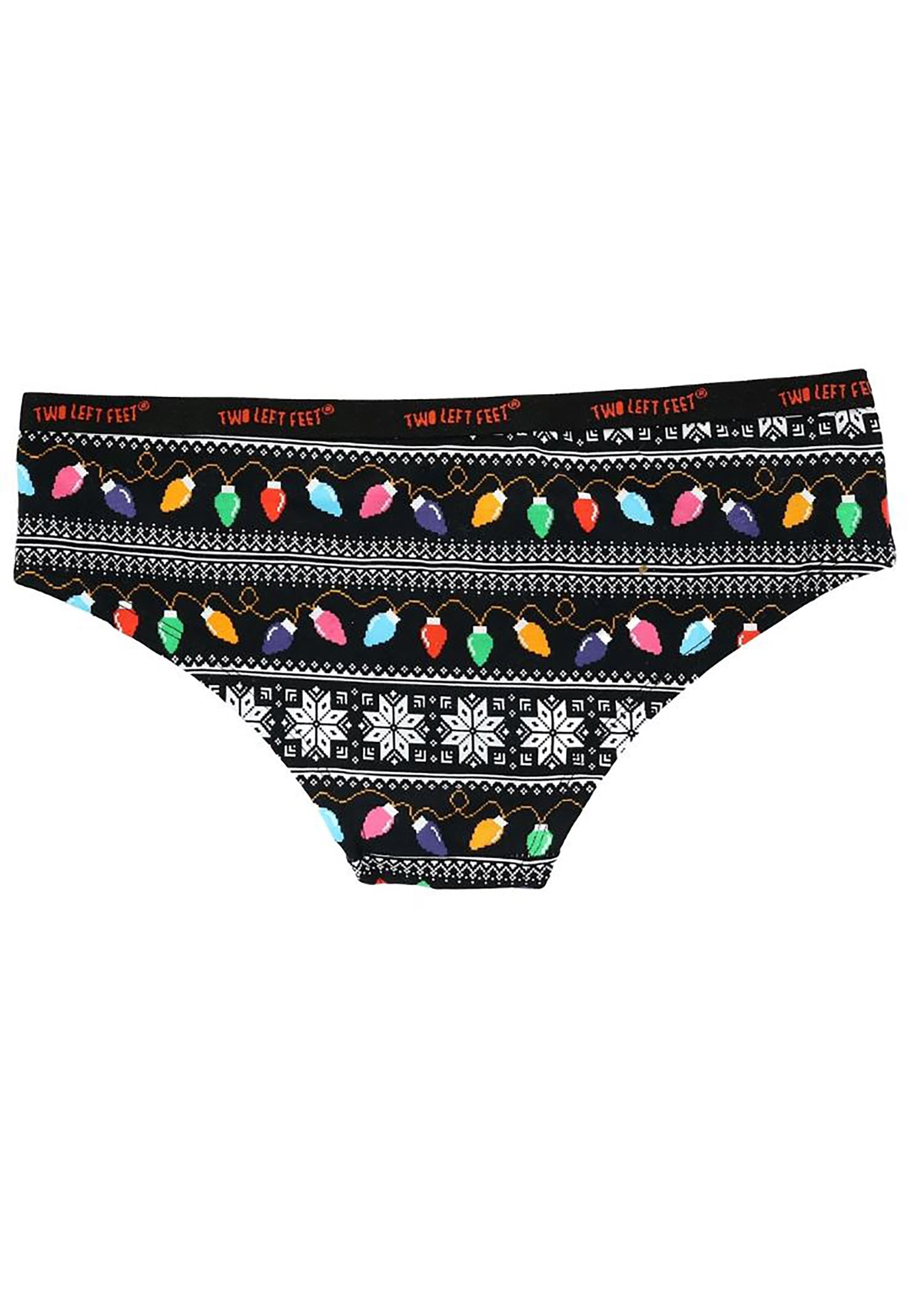Two Left Feet All Lit Up Christmas Lights Boxer Brief