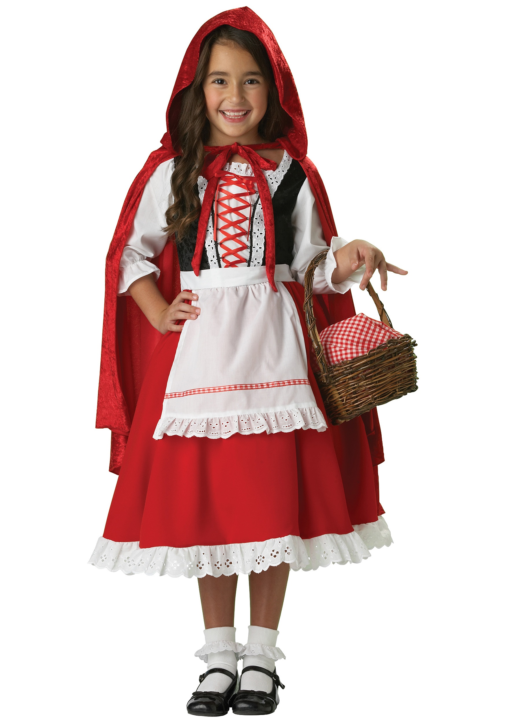 Classic Little Red Riding Hood Costume for Girls