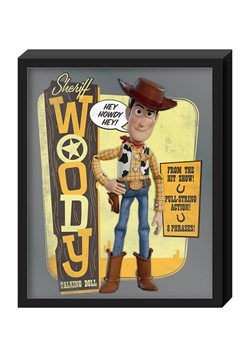 Toy Story Woody 12 5 x 15 25 Molded Shadowbox Wall Art