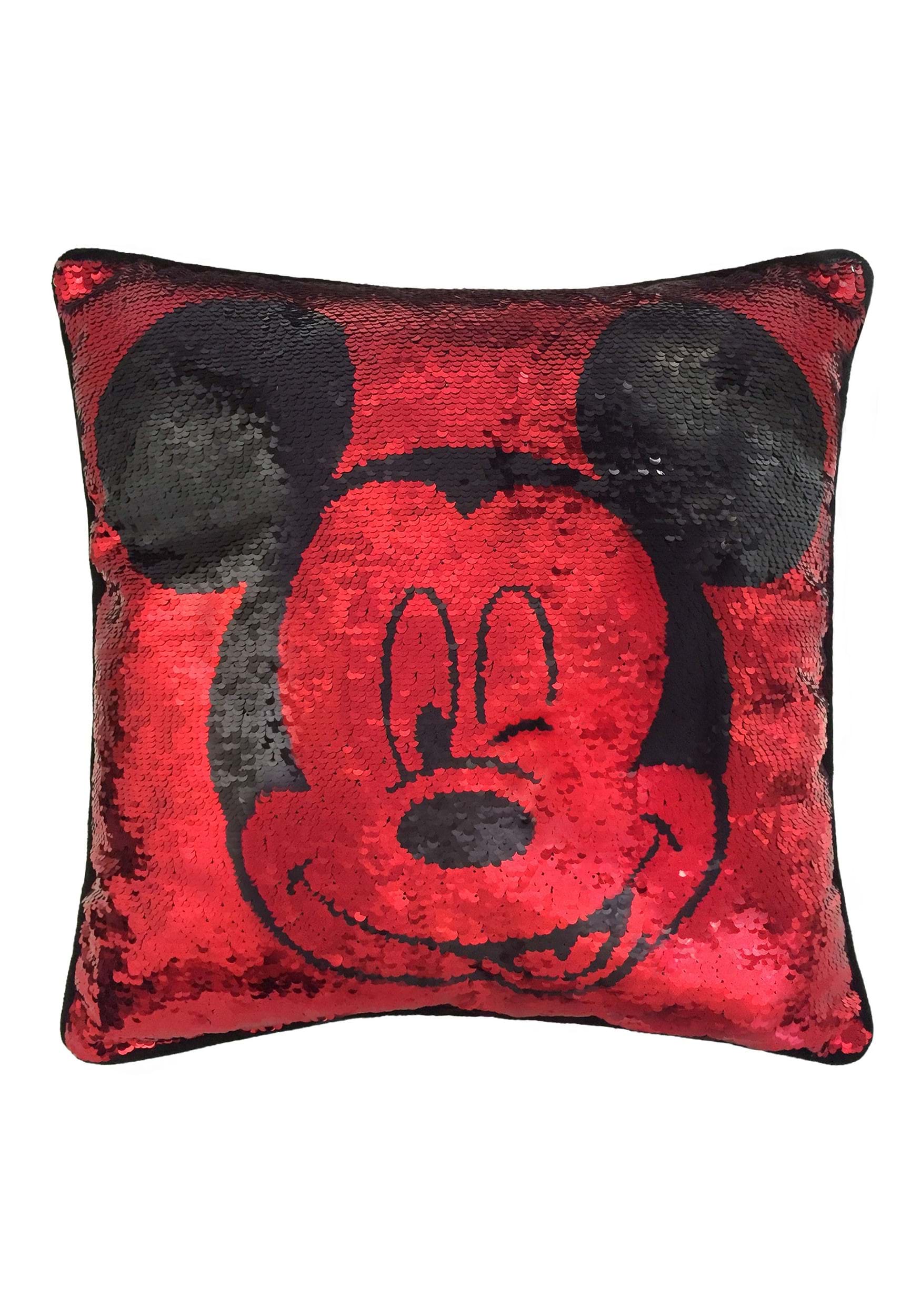 16"x16" Mickey Mouse Sequin Pillow
