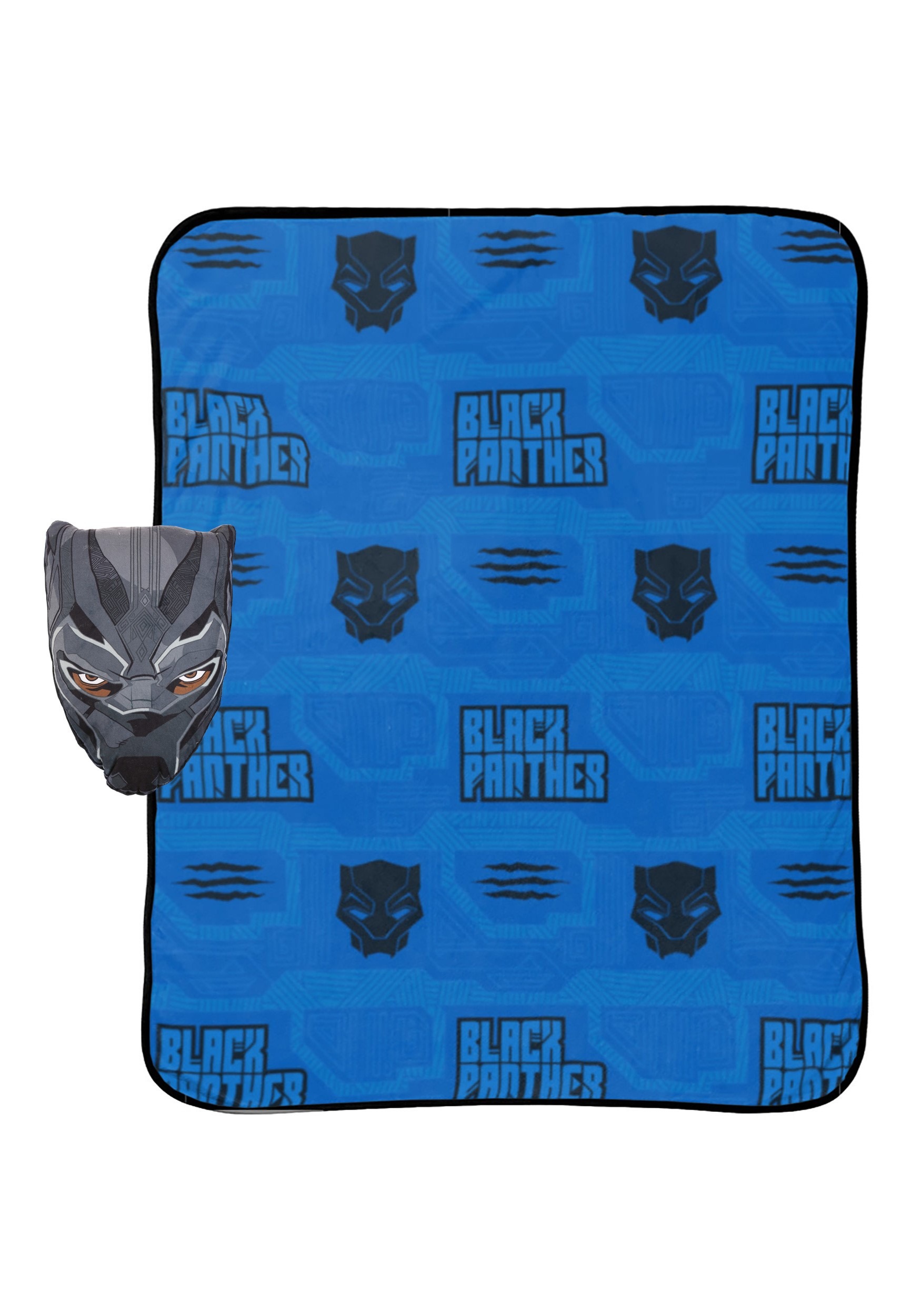 Black Panther Nogginz and Blanket Set