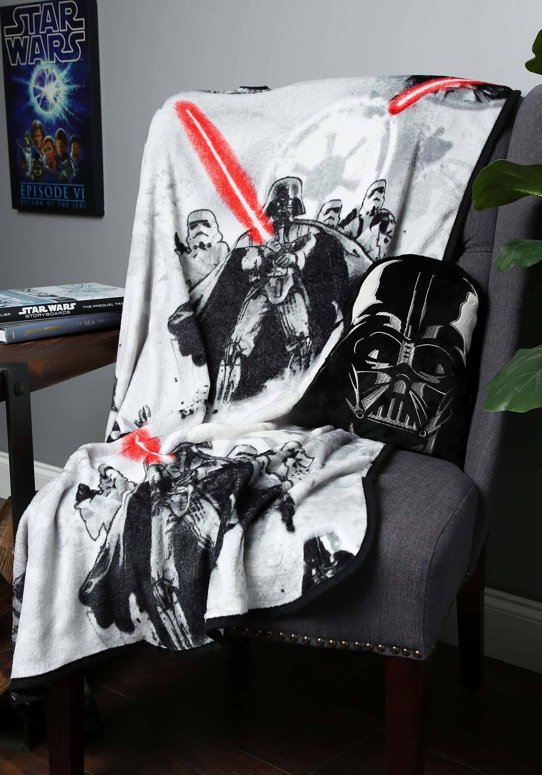 Star Wars Darth Vader And Stormtrooper Nogginz And Blanket