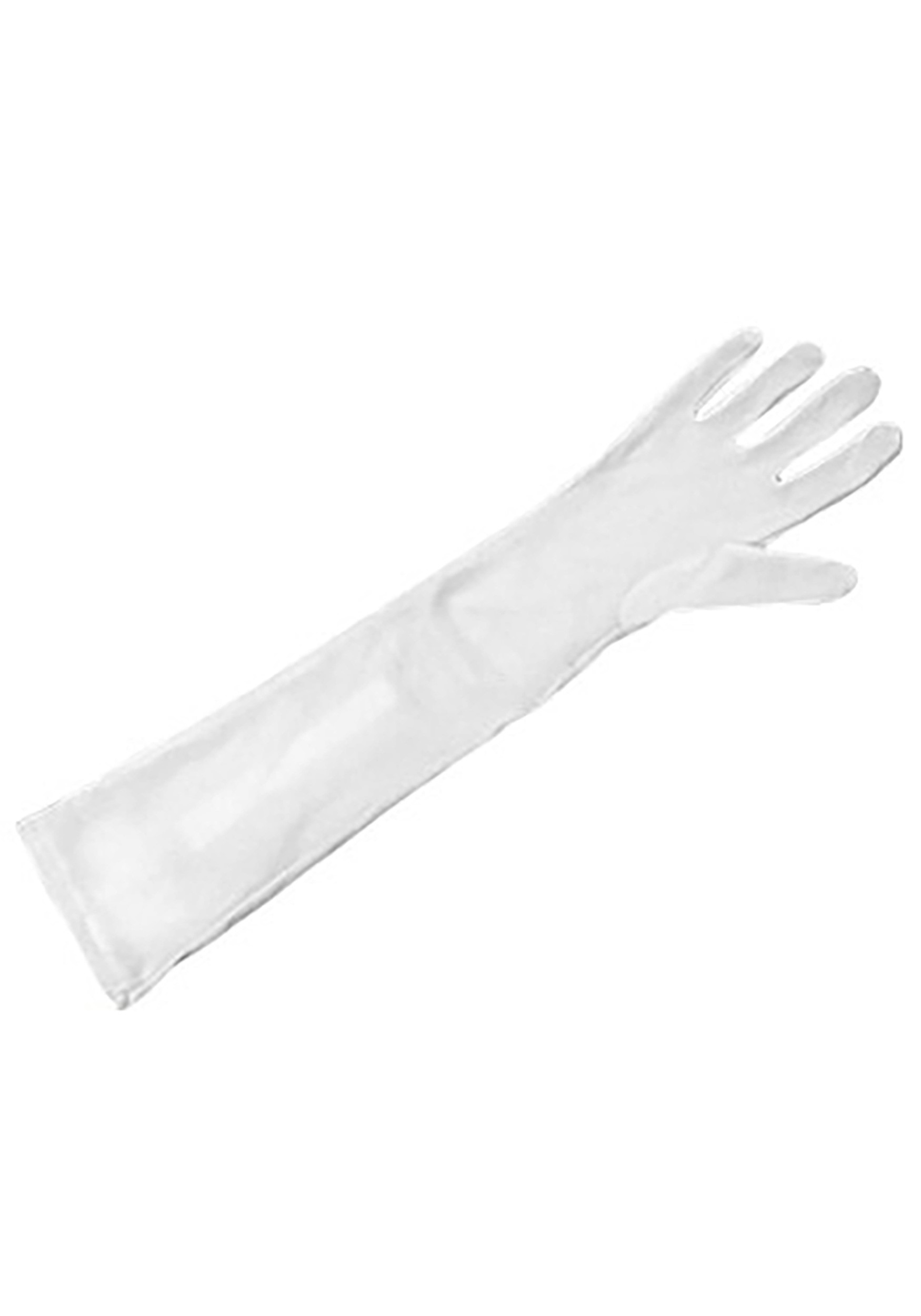 Long White Gloves For Adults