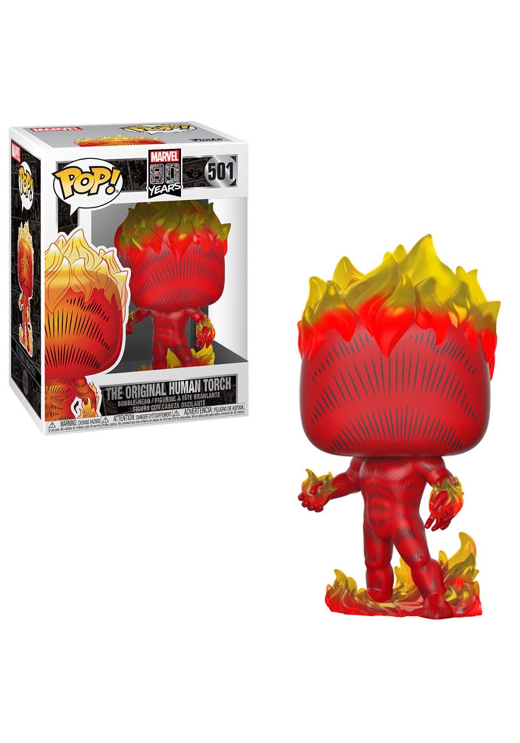 Human Torch for sale online Funko Pop Marvel 80th First Appearance 