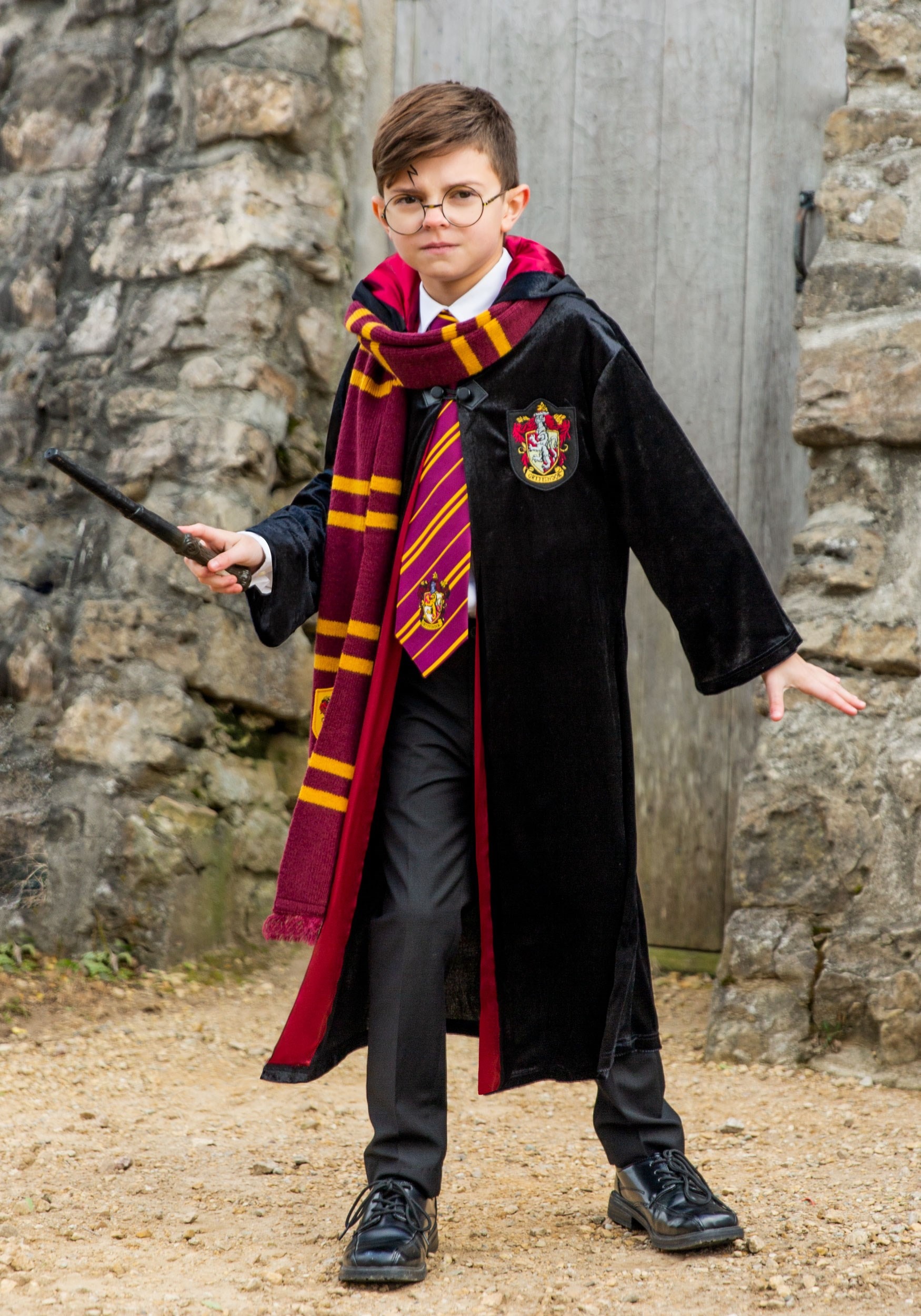 Boys Official Harry Potter Slippers Hogwarts Gryffindor Novelty Gift Mens 