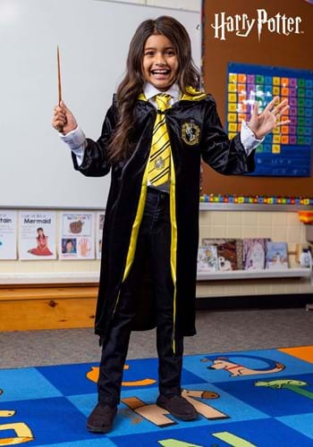 Kids Harry Potter Deluxe Hufflepuff Robe-0-upd