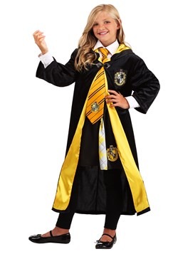 Kids Harry Potter Deluxe Hufflepuff Robe alt3