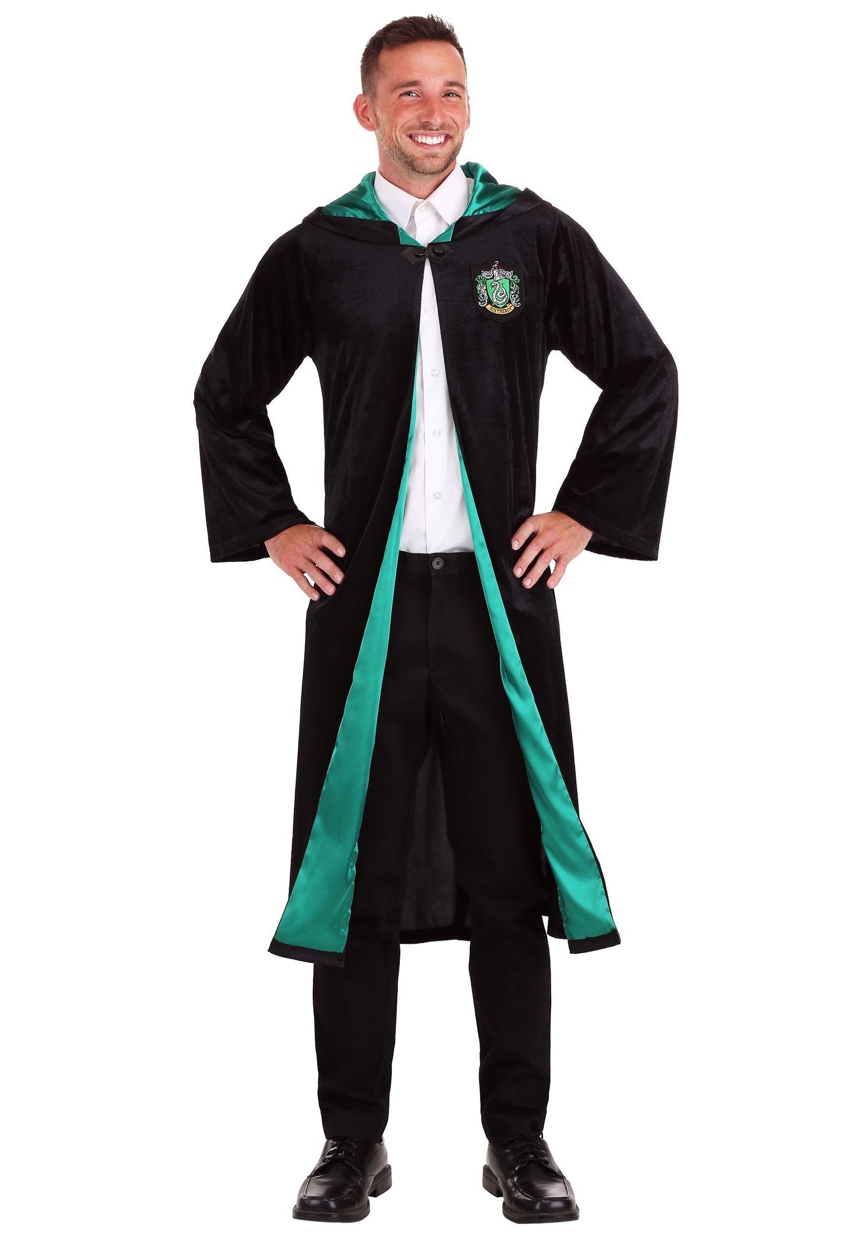 Adult's Harry Potter Slytherin Student Robe Deluxe Men's Costume