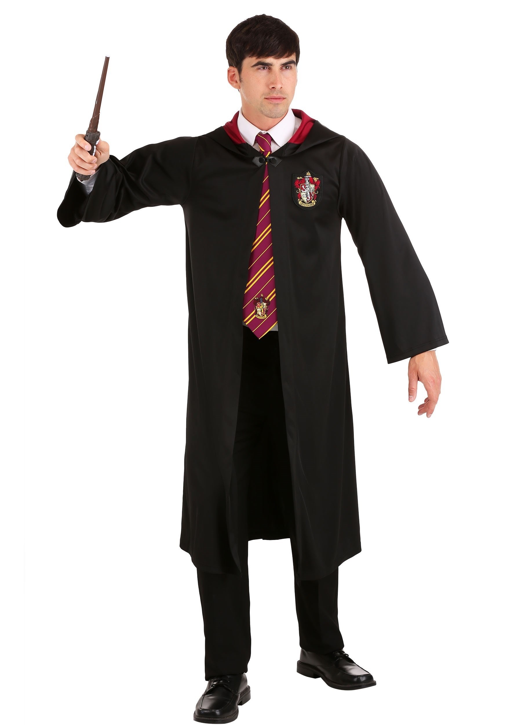Photos - Fancy Dress Potter FUN Costumes Harry  Gryffindor Plus Size Adult Robe Black/Red FU 