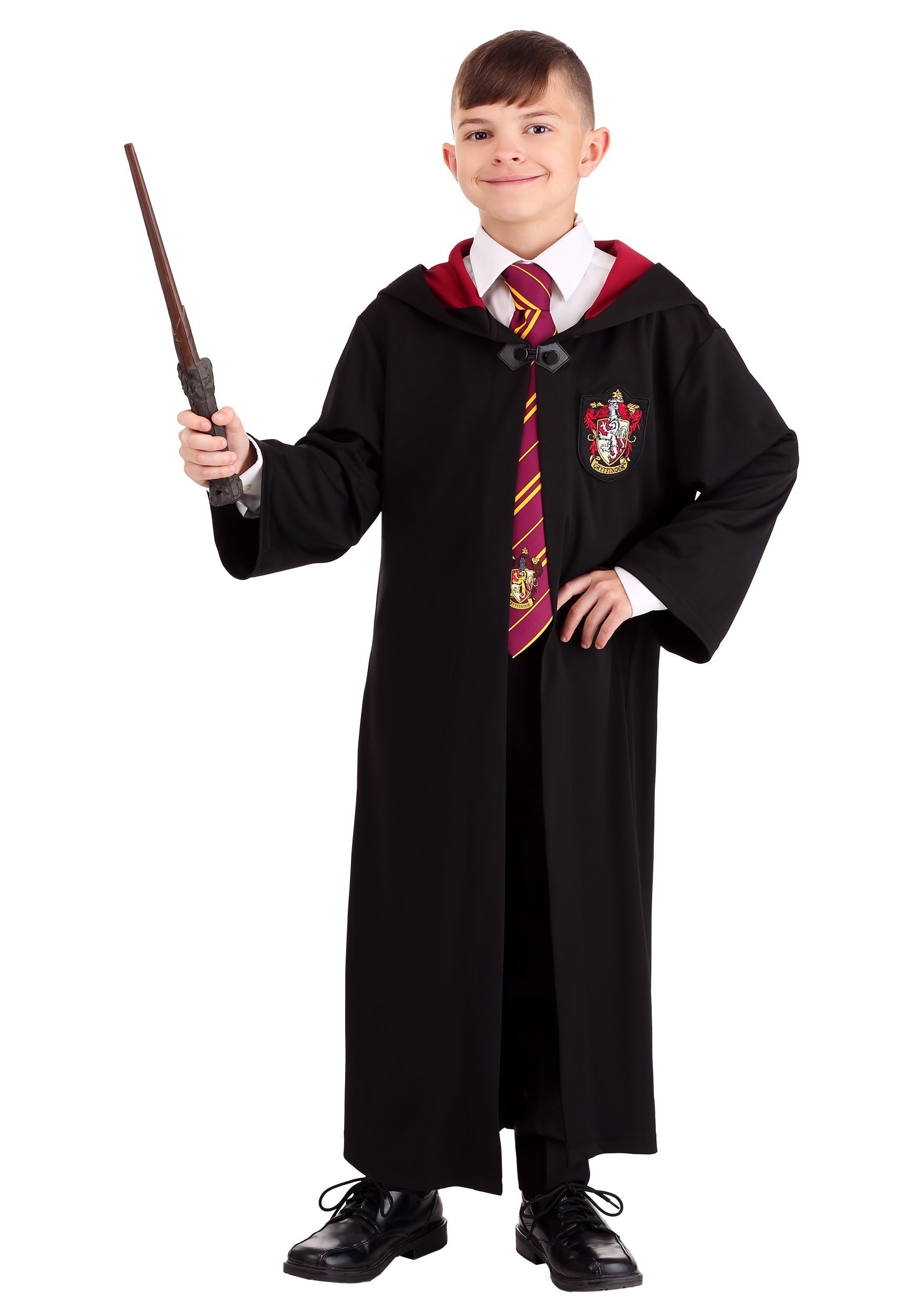 Photos - Fancy Dress Potter Jerry Leigh Harry  Gryffindor Robe Costume for Kids Black/Red FU 