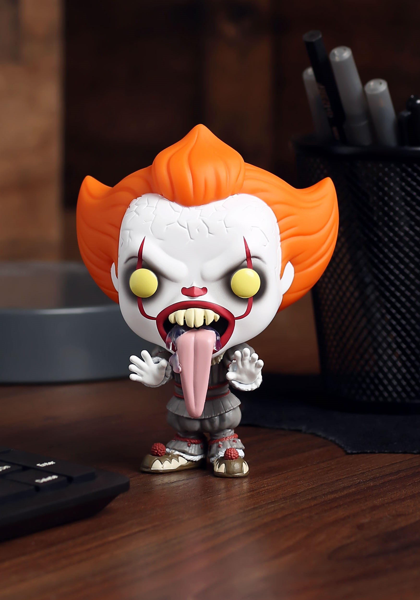 Pennywise w/ Dog Tongue MOVIES: It: Chapter 2 Used Very FUNKO POP 