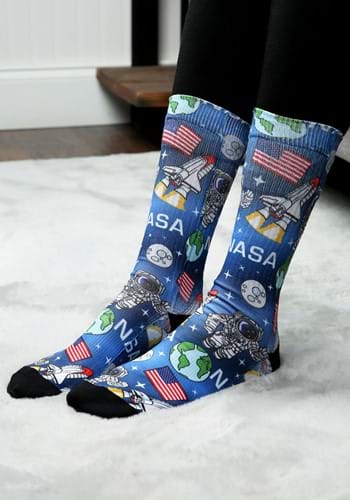 NASA Americana Sublimated Socks-2