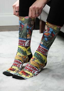 Action Comics Superman Sublimated Socks