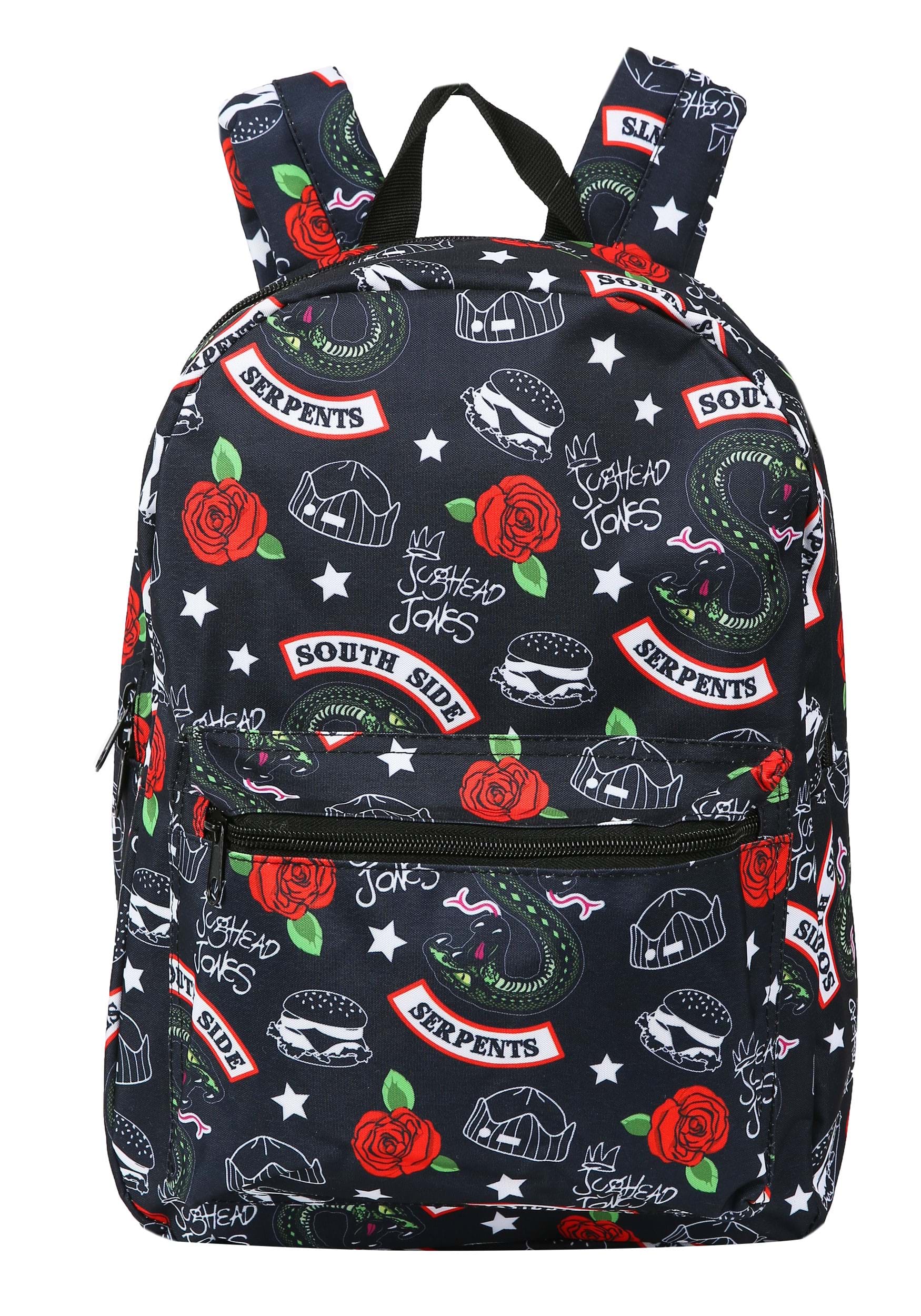 Rumbeast Riverdale Southside Serpents Backpack Unisex Casual Schoolbag Laptop Bag Travel Rucksack Gift for Fans Pink 