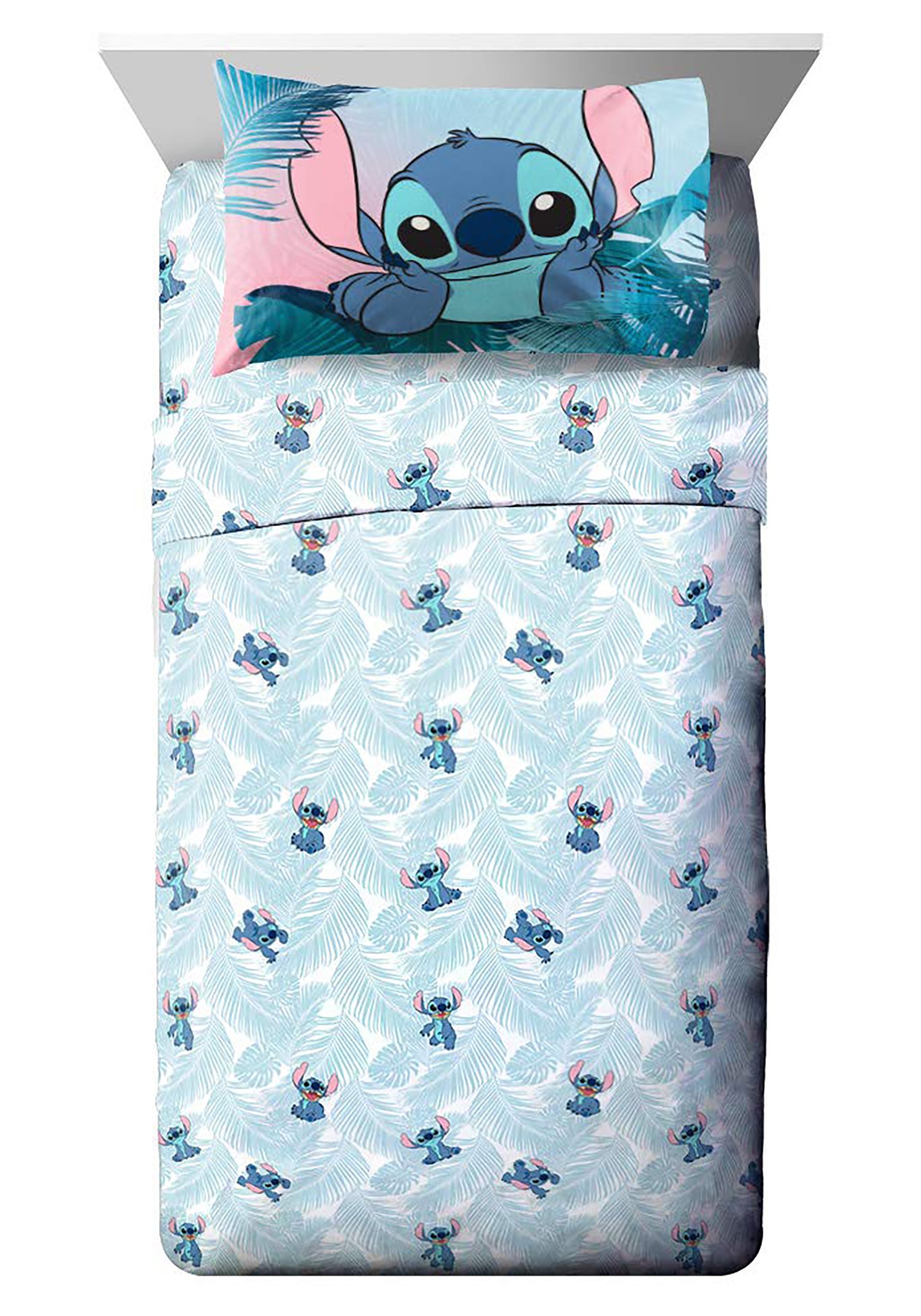 Disneys Lilo Stitch Floral Fun Full Bed Set