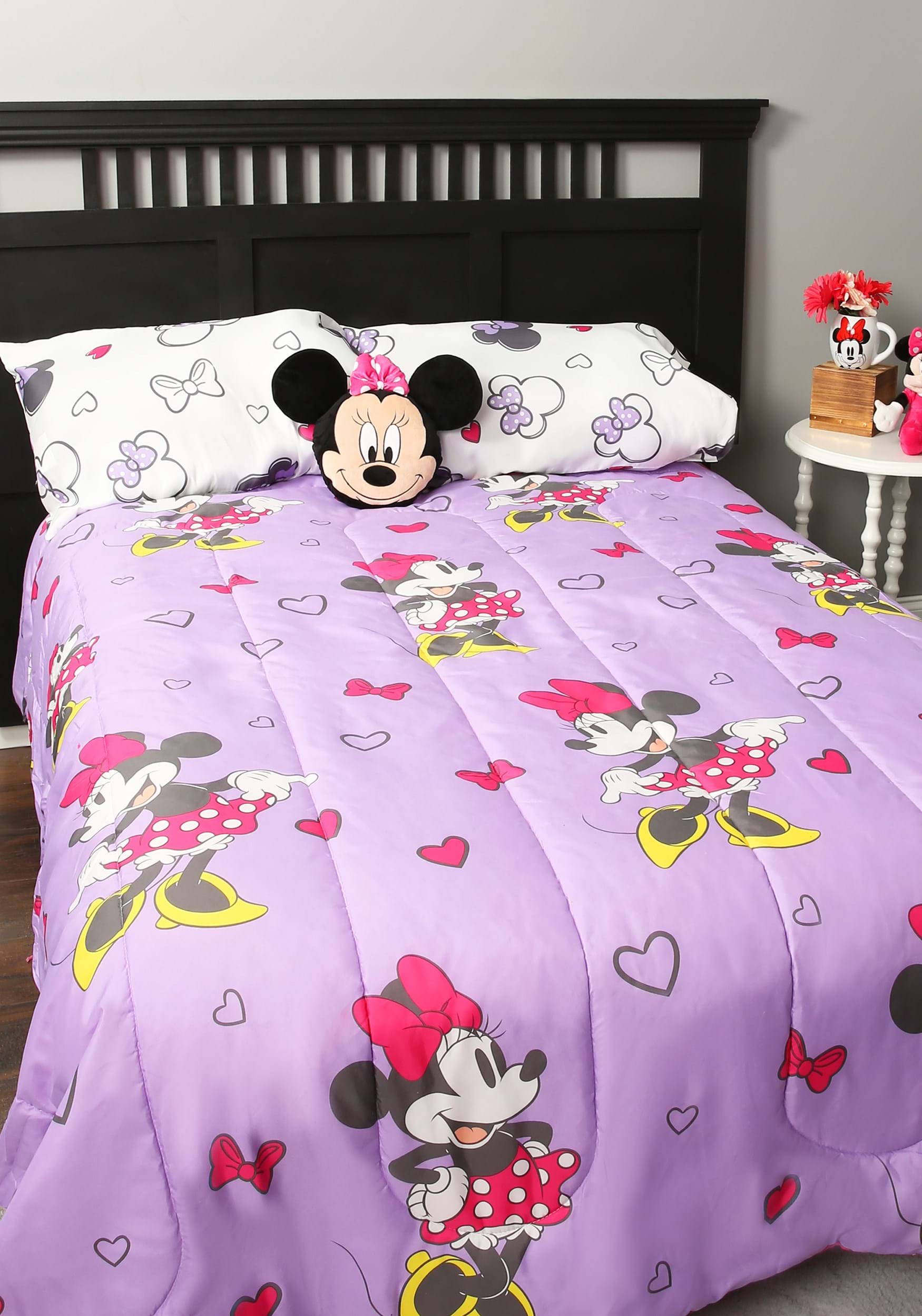 Minnie Mouse Purple Love Full Bed In A Bag Minnie Mouse Purple Love Full Bed In A Bag