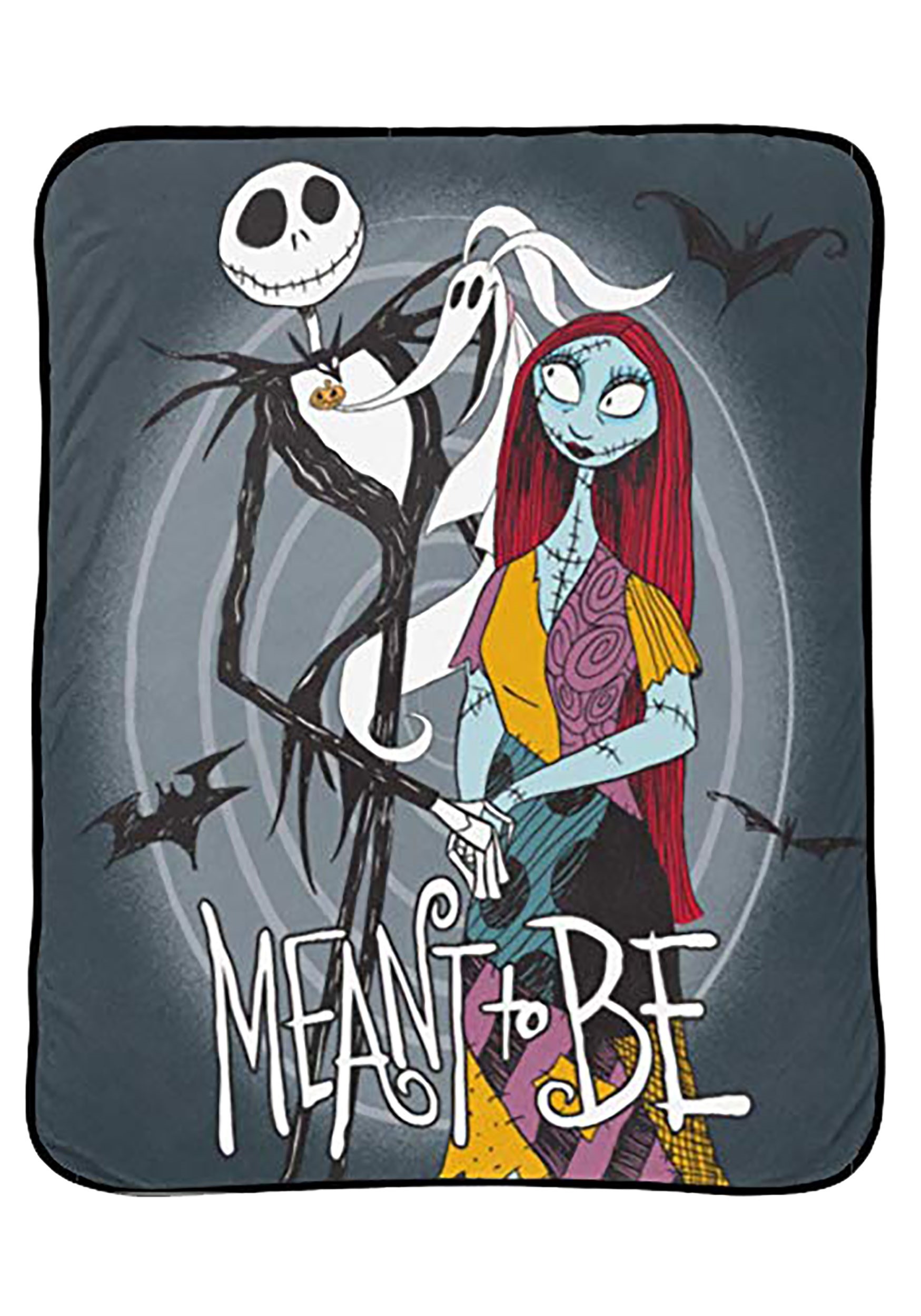 Nightmare Before Christmas Jack And Sally Meant To Be Throw Blanket
