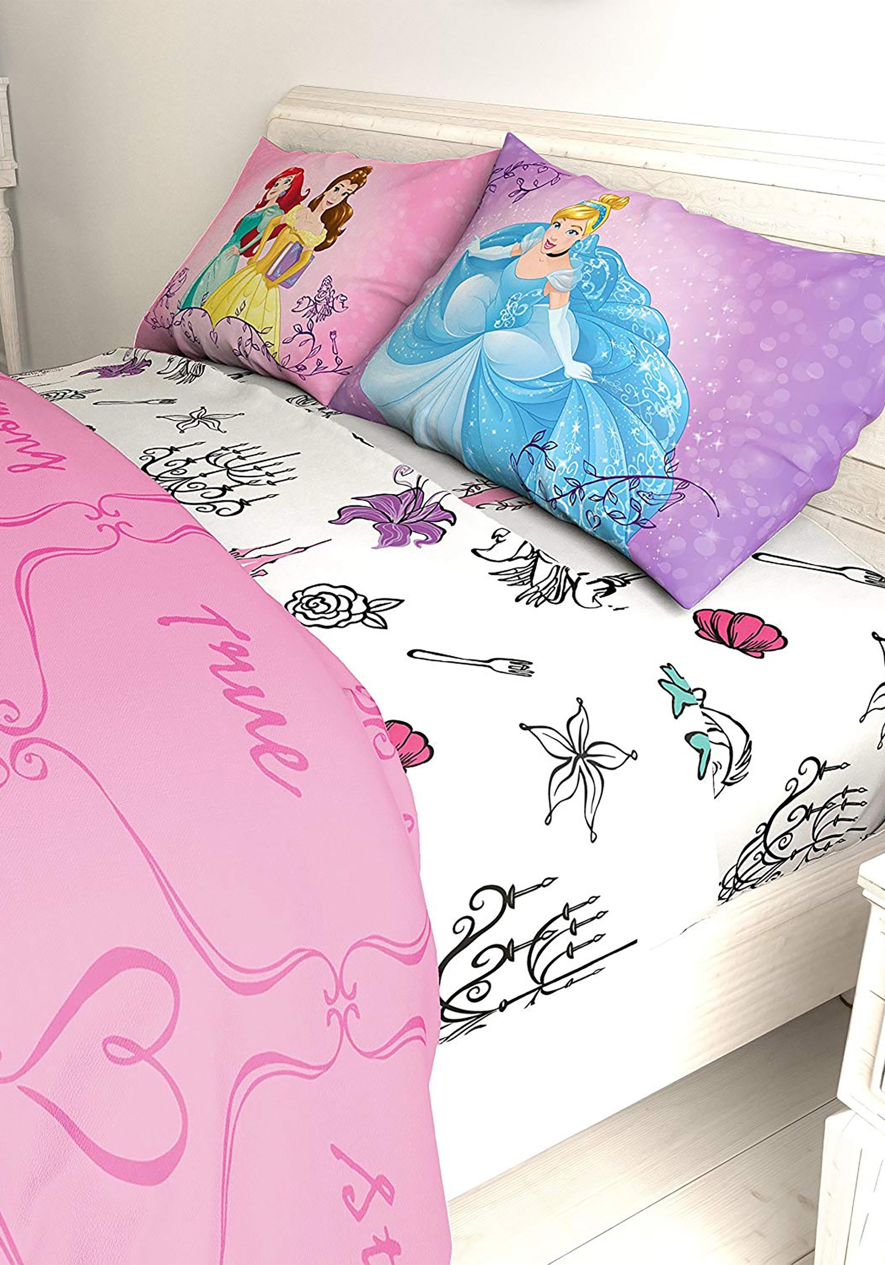 Disney Princess Friendship Adventure, Twin Size Princess Bedroom Set