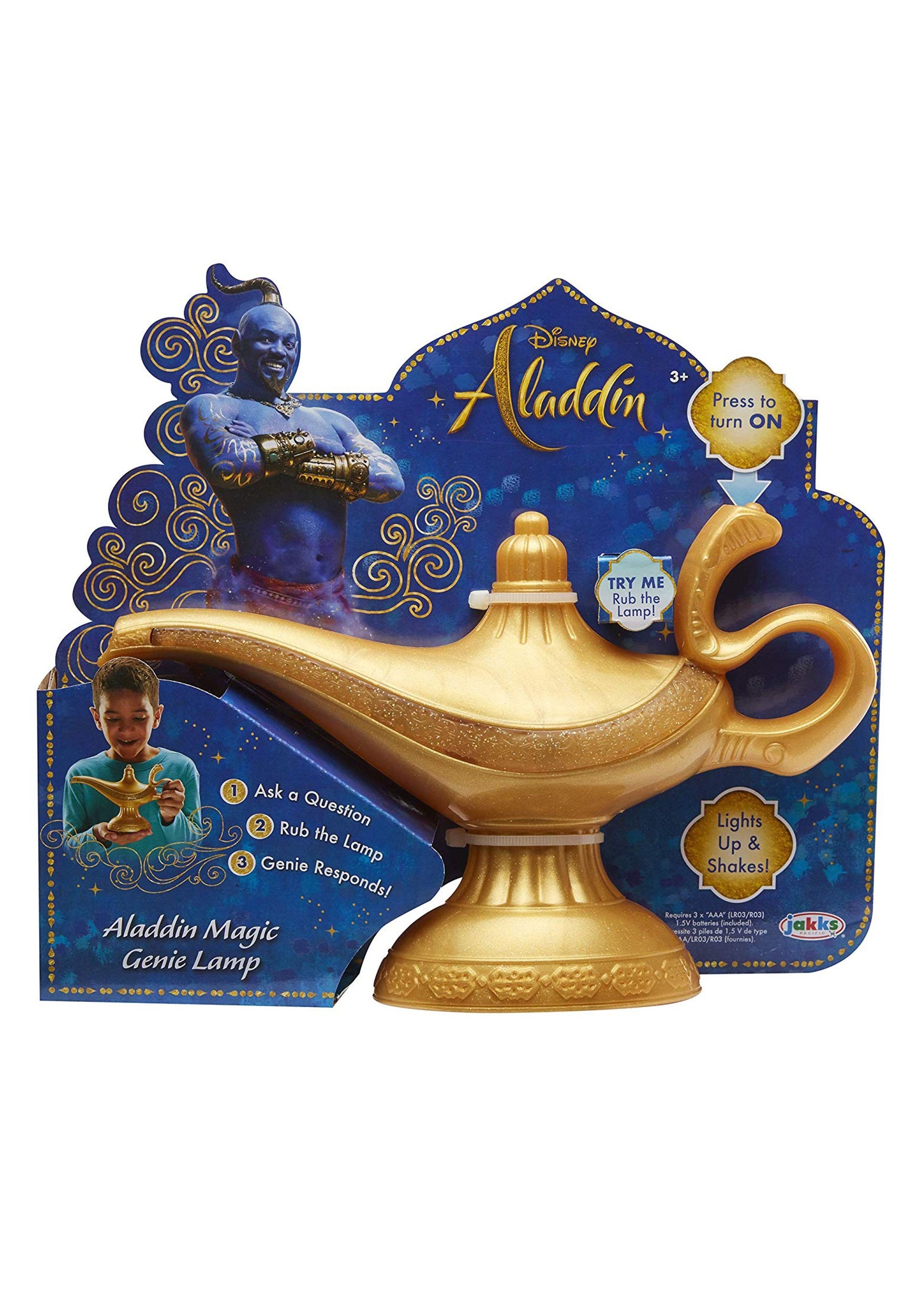 Aladdin Light-Up Genie Lamp Toy