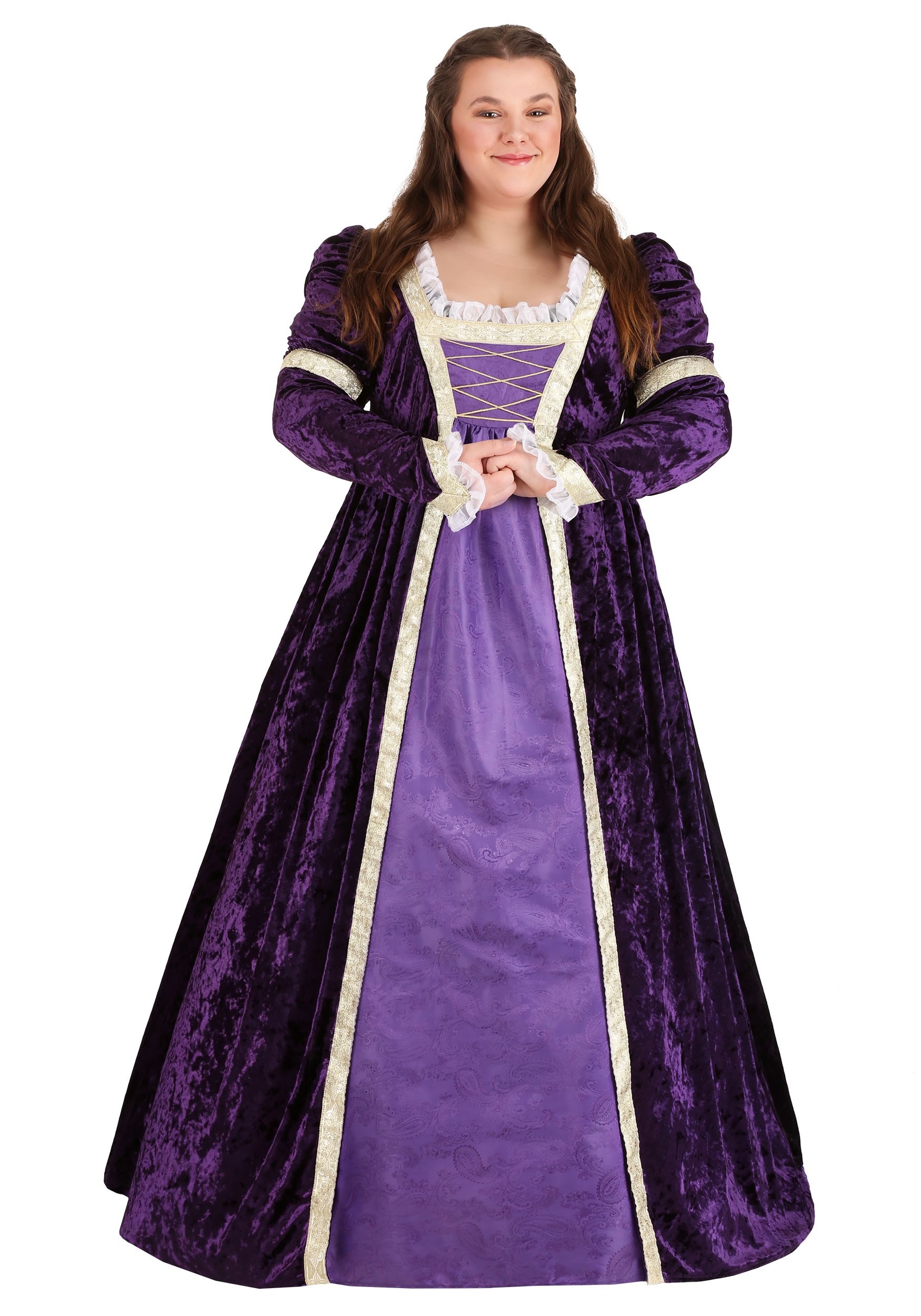 Plus Size Regal Royal Maiden Womens Costume