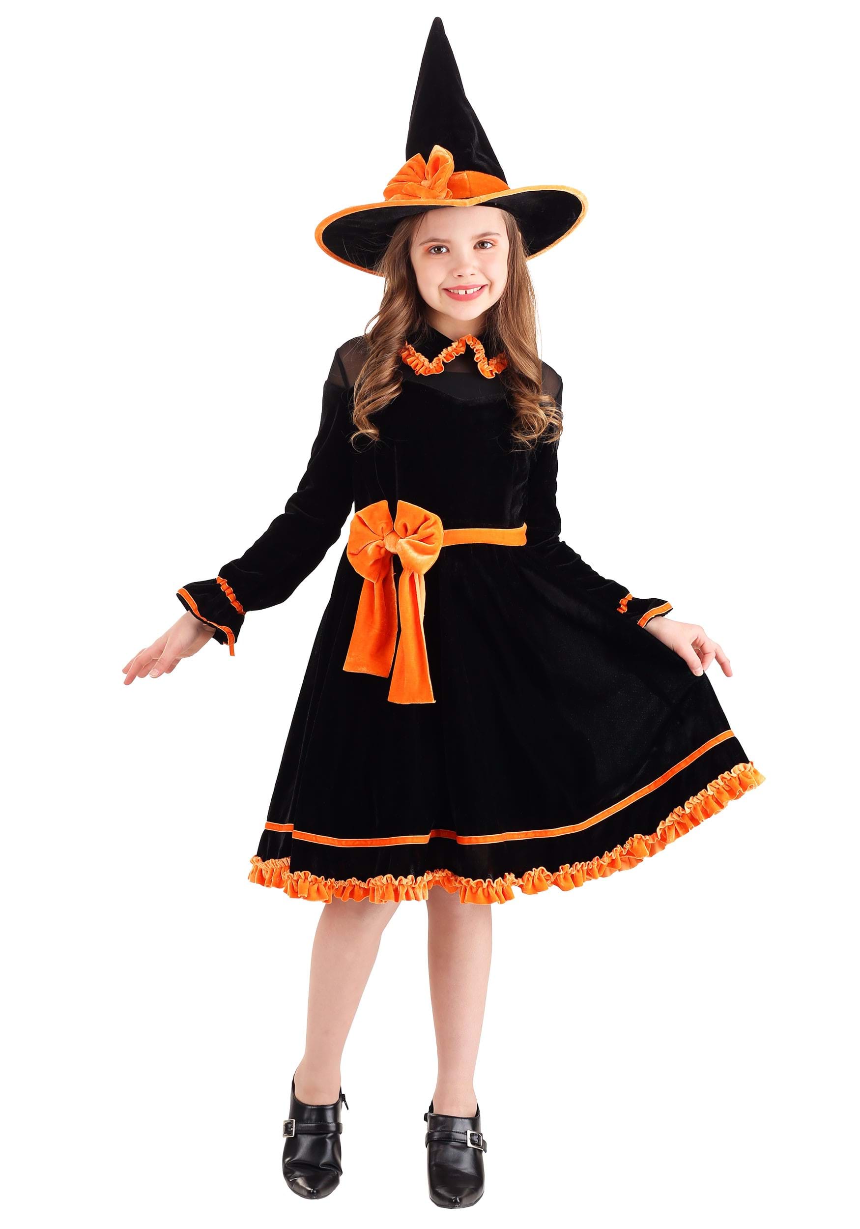 Photos - Fancy Dress FUN Costumes Kid's Crafty Witch Costume Dress | Girl's Witch Costumes Blac
