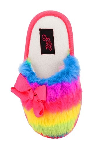 JoJo Siwa Girls Furry Slippers