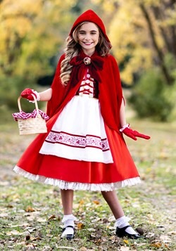 Premium Girls Red Riding Hood Costume