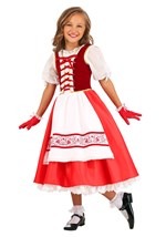 Premium Girls Red Riding Hood Costume Alt 2