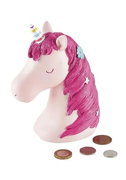 Unicorn Resin Money Bank