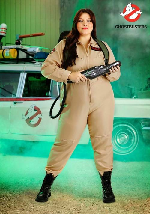 Ghostbusters Plus Size Women's Costume Jumpsuit_