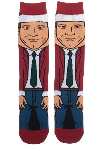 Christmas Vacation Clark Griswold 360 Character Crew Socks
