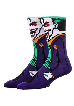 DC Joker Rebirth 360 Character Crew Sock