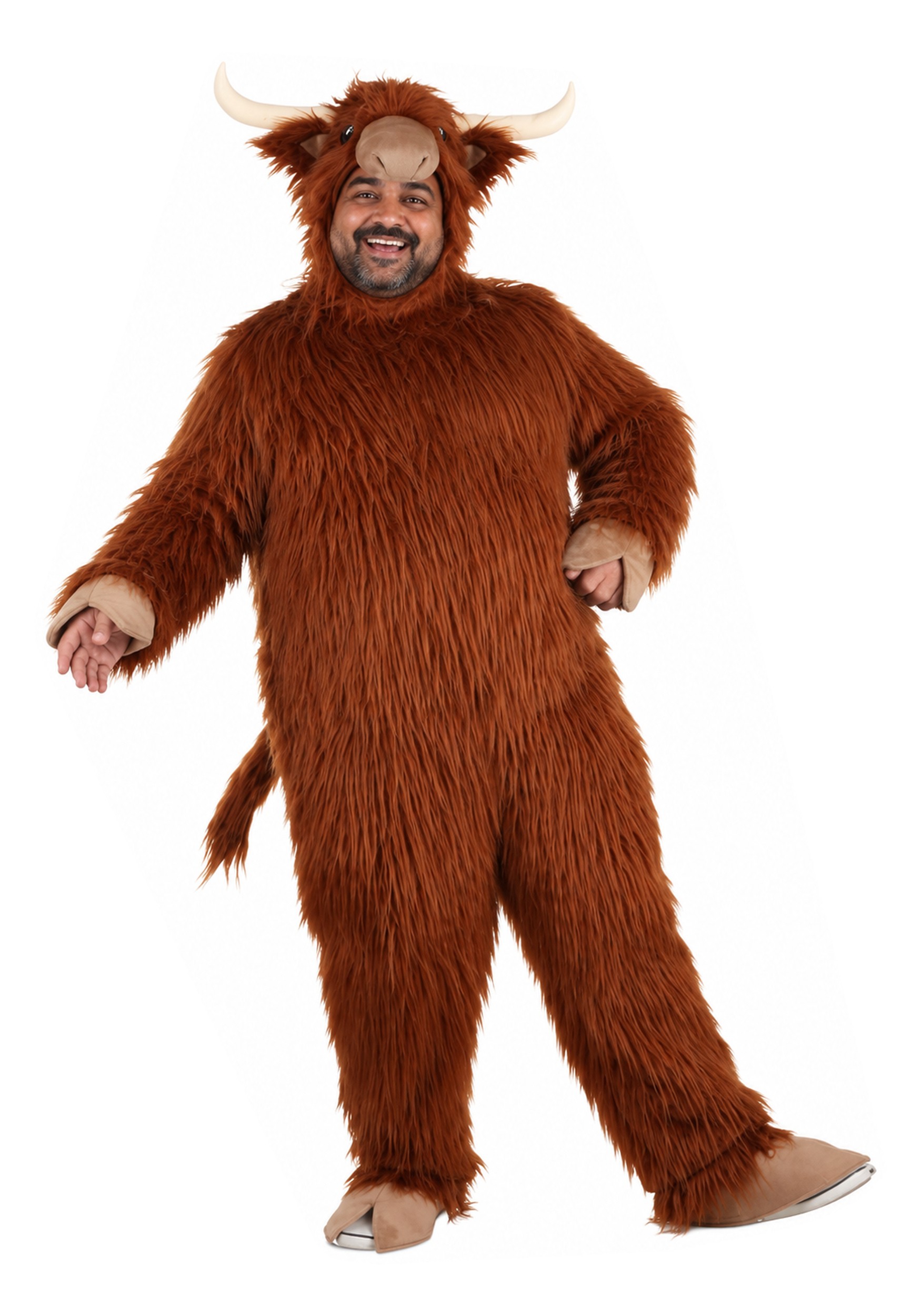 Plus Size Highland Cow Adult Costume | Plus Size Animal Costumes