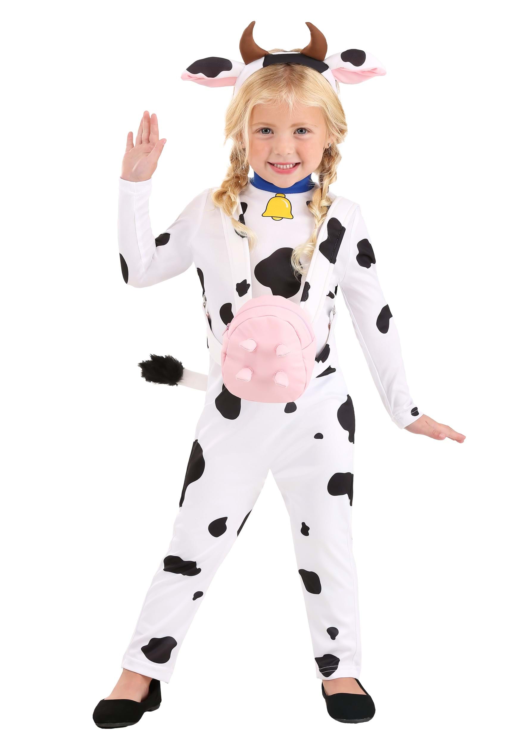 Photos - Fancy Dress Kewpie FUN Costumes Girl's Country Cow Toddler Costume | Farm Animal Costumes Bla 