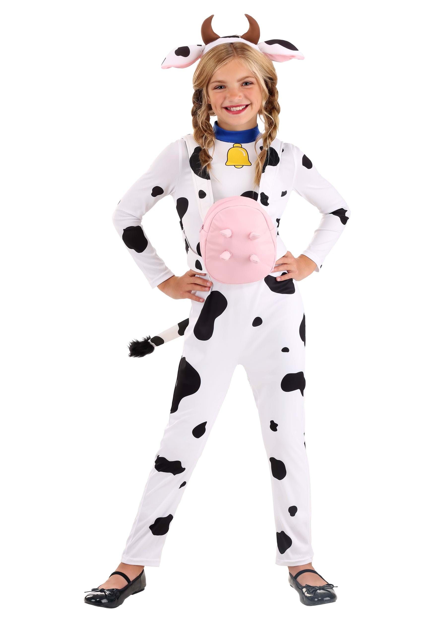 Photos - Fancy Dress Kewpie FUN Costumes Country Cow Costume for Girls | Farm Animal Costumes Black 