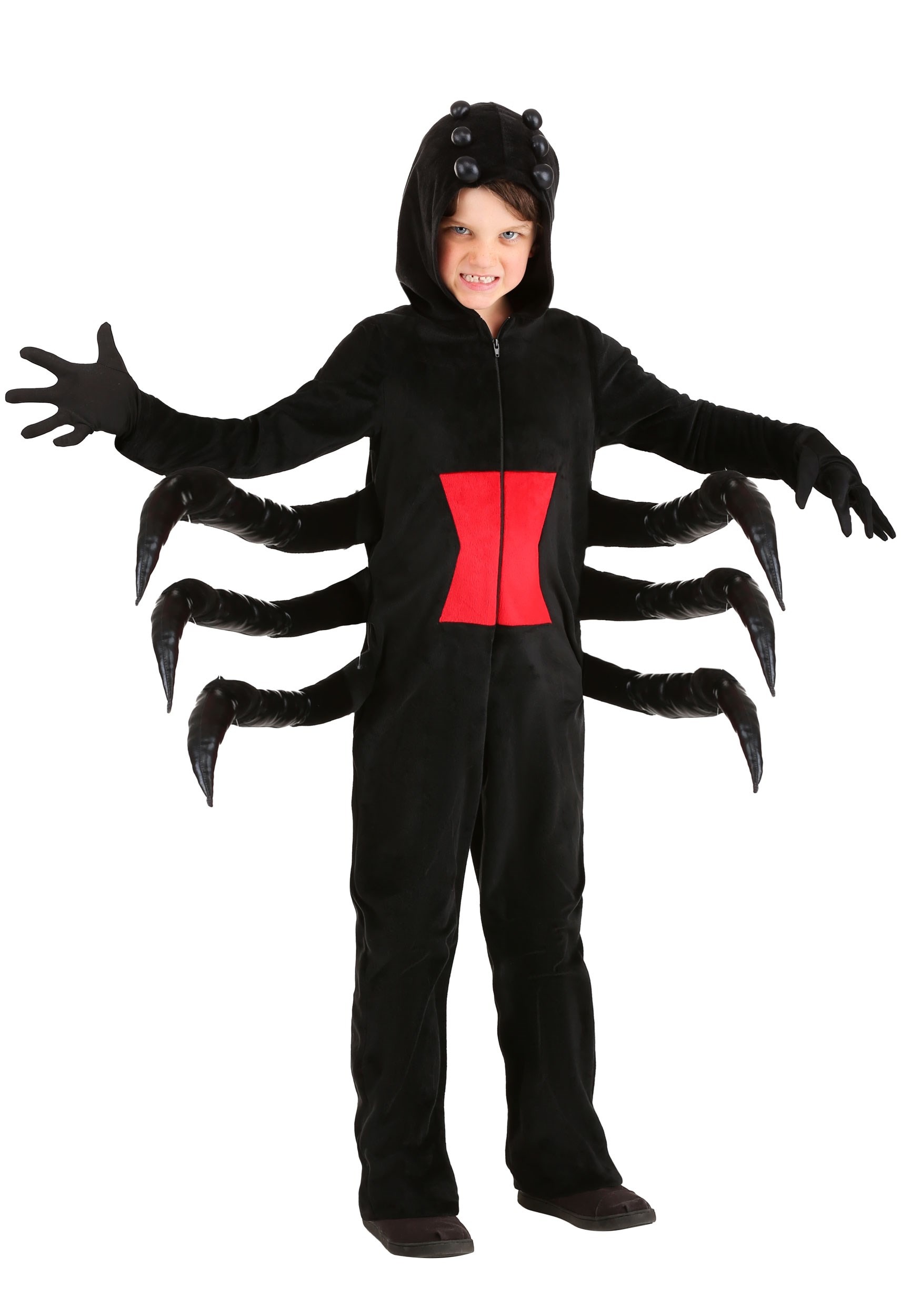Photos - Fancy Dress Cozy FUN Costumes  Black Spider Costume for Kids | Spider Halloween Costume 