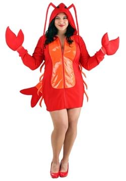 Plus Size Women's Glamorous Lobster Costume